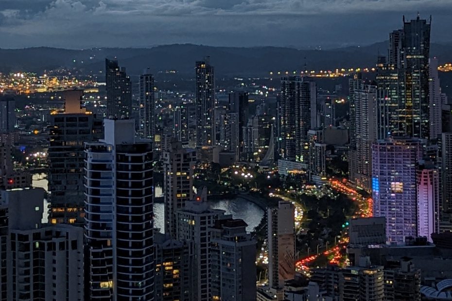 Panama City Skyline Rooftop