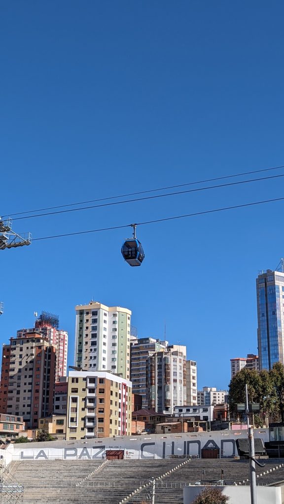 cable car La Paz