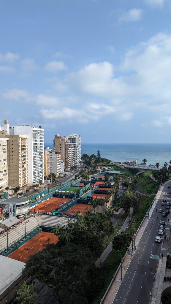 View from apartment in Lima