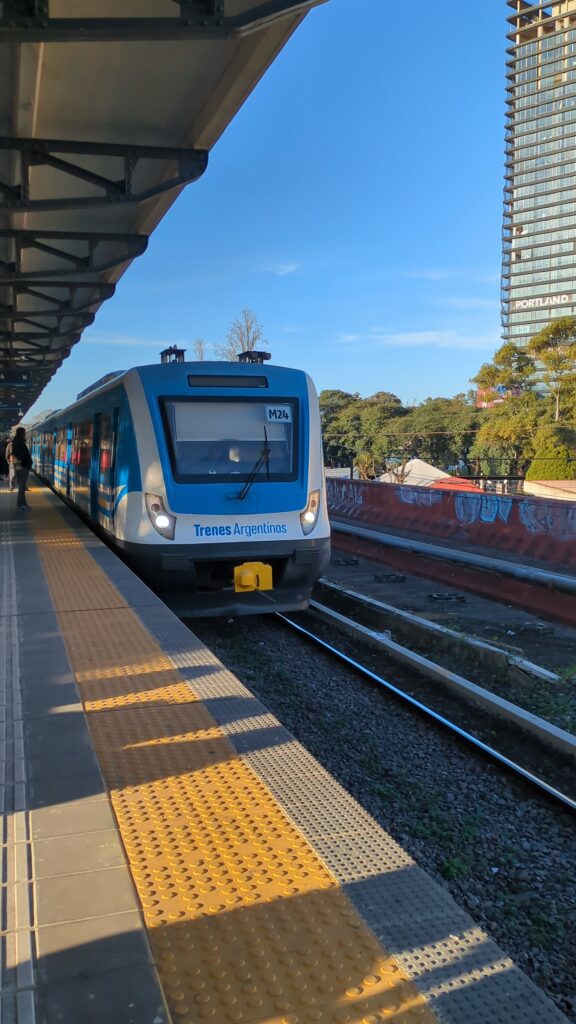 Mitre train stop